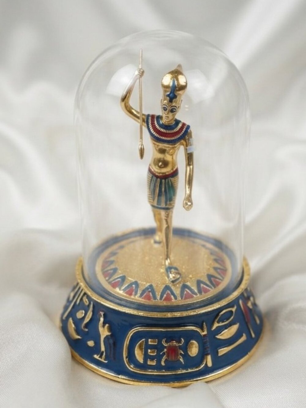 Vintage Franklin Mint “The Pharaoh Hunter” Figurine | Treasures of Tutankhamun